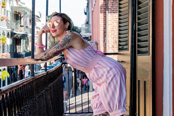 New Orleans Private Photo Shoot with Professional Photographer - Stop three: French Quarter streets and balconies