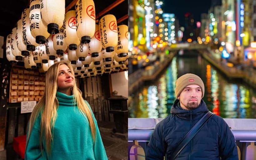 Osaka: Private Vibrant Nighttime Photoshoot (Dotonbori) - The Glico Sign and Osaka’s famous face