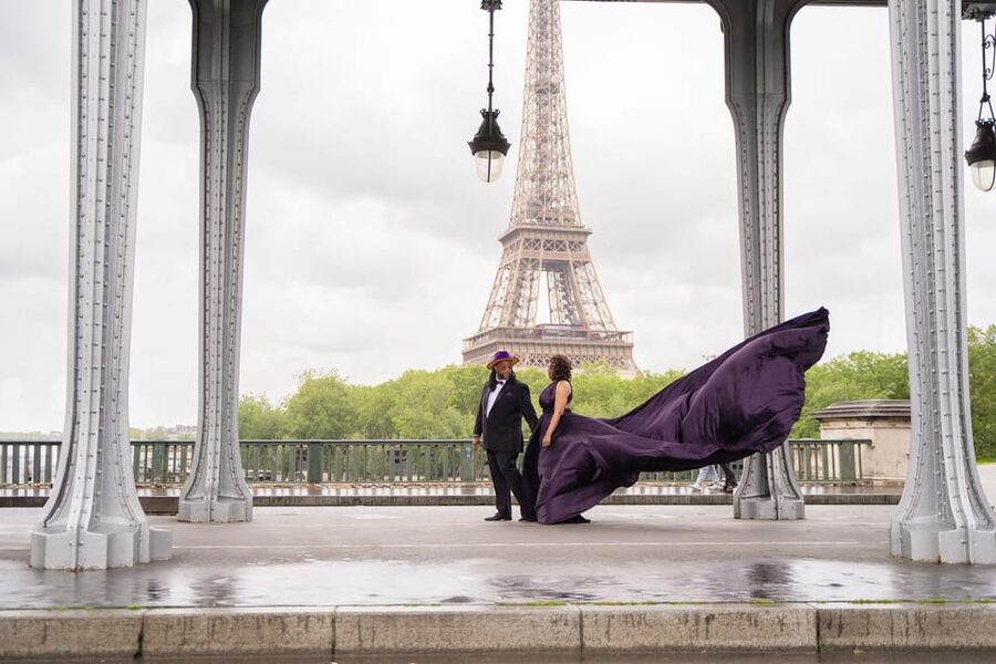 Paris: Eiffel Tower Flying-Dress Photoshoot jonadress - Is $330 good value?
