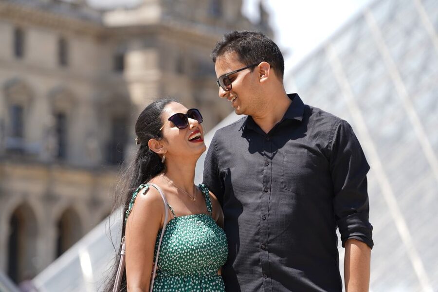 Paris: Private Photoshoot Outside the Louvre Museum - Meeting near Louis XIV and the Louvre exterior