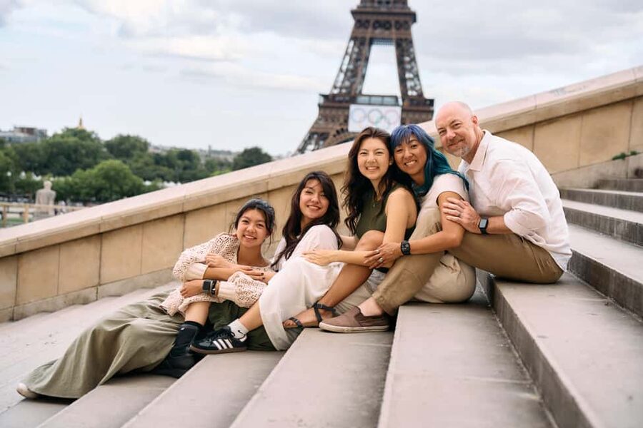 Paris: Professional Photoshoot by the Eiffel Tower - The secret stop and the value of changing angles