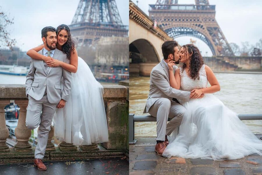 Paris: Professional Photoshoot with the Eiffel Tower - Sunrise, crowds, and changing weather
