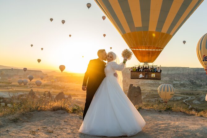 Photoshoot Experience in Cappadocia with Flying Dress - Zelve Valley, caves, and fairy chimneys