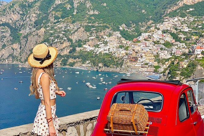 Private Photo Tour on the Amalfi Coast with Fiat 500 - Positano gives you the strongest backdrop