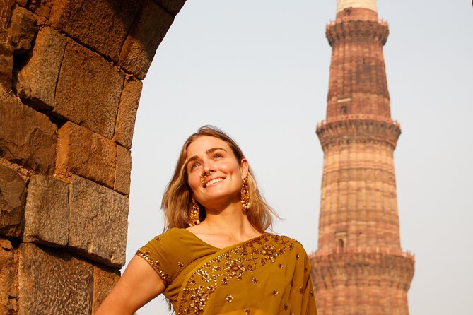 Private Photoshoot with a Local Photographer - Humayun’s Tomb Brings Symmetry and Softer Portraits