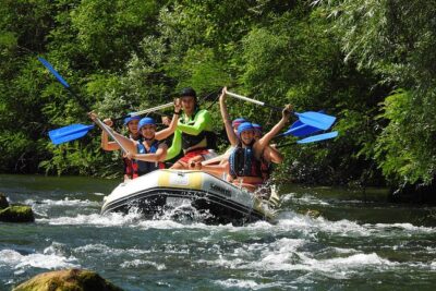 Private rafting on Cetina river with caving & cliff jumping,free photos & videos