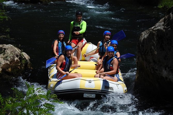 Private rafting on Cetina river with caving & cliff jumping,free photos & videos - Cliff jumping is optional, not a test