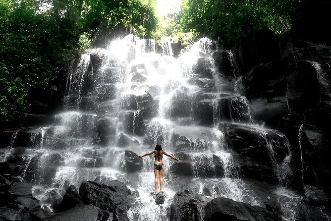 Private Ubud Instagrammable Tour - All Inclusive - Kanto Lampo Waterfall and its low, rocky cascade