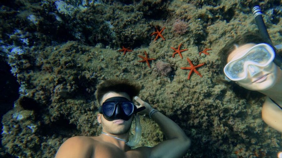 Procida: Boat Tour with Swimming Stops and Underwater Photos - Swimming and snorkeling in clear water