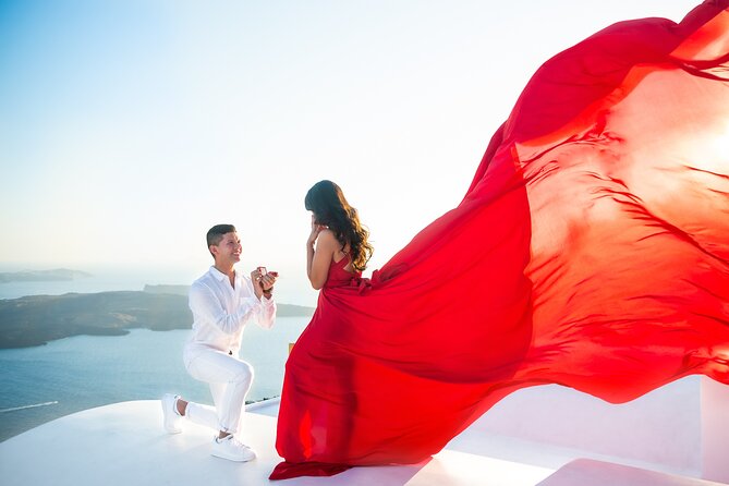 Professional Flying Dress Photoshoot In Santorini - What makes the photo stops useful