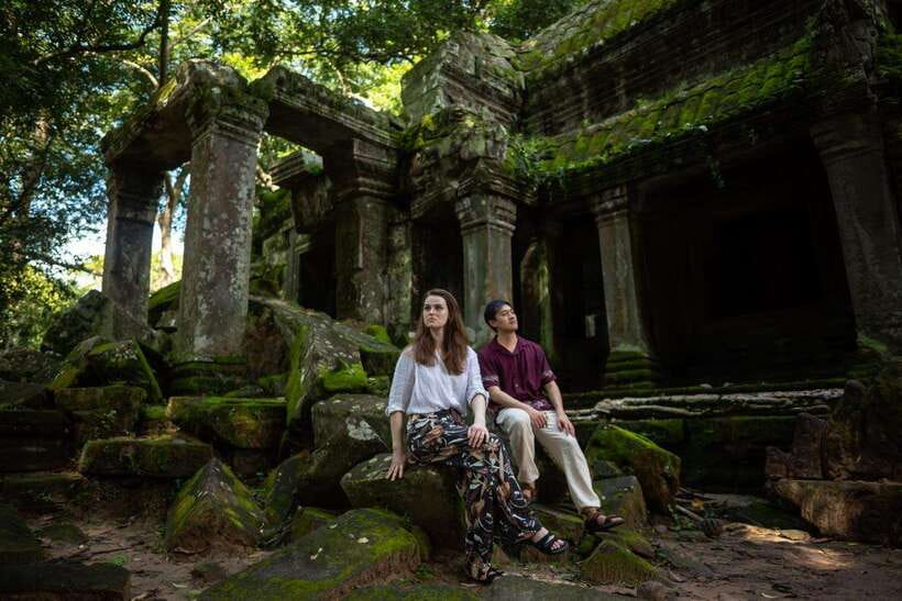 Professional Photoshoot in Angkor Archaeological Park - East Gate of Angkor Thom