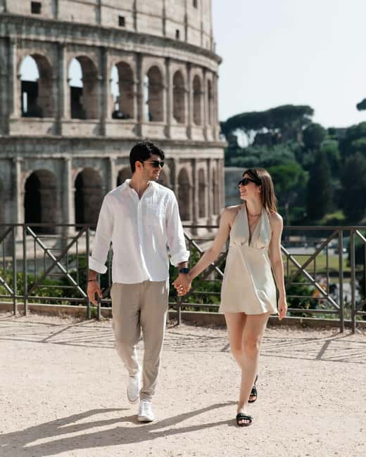 Professional Photoshoot in the Eternal City Rome - The Flying Dress Option and Its 17 Colors