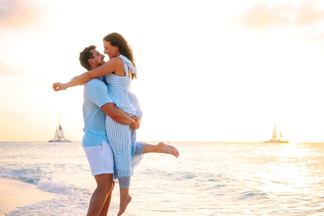 Professional Sunset Photoshoot in Aruba - What you receive after the beach session