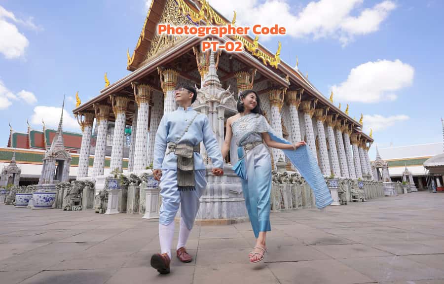 Professional Thai Costume Photography at Wat Arun, Bangkok - The photo delivery is a real part of the value
