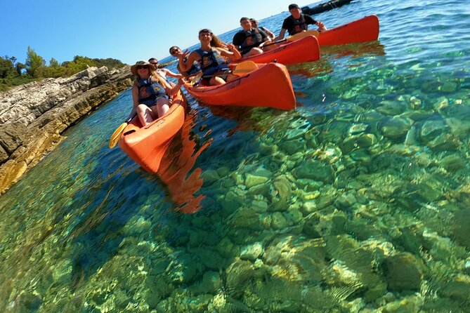 Pula Kayak Tour-Cliff jumping,snorkeling& free GoPro pictures - Fitness, comfort, and safety