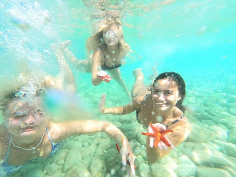 Pula: Kayak Tour, Cliff Jumping, Snorkeling & GoPro Pictures - Starting at Big Mama Beach Bar