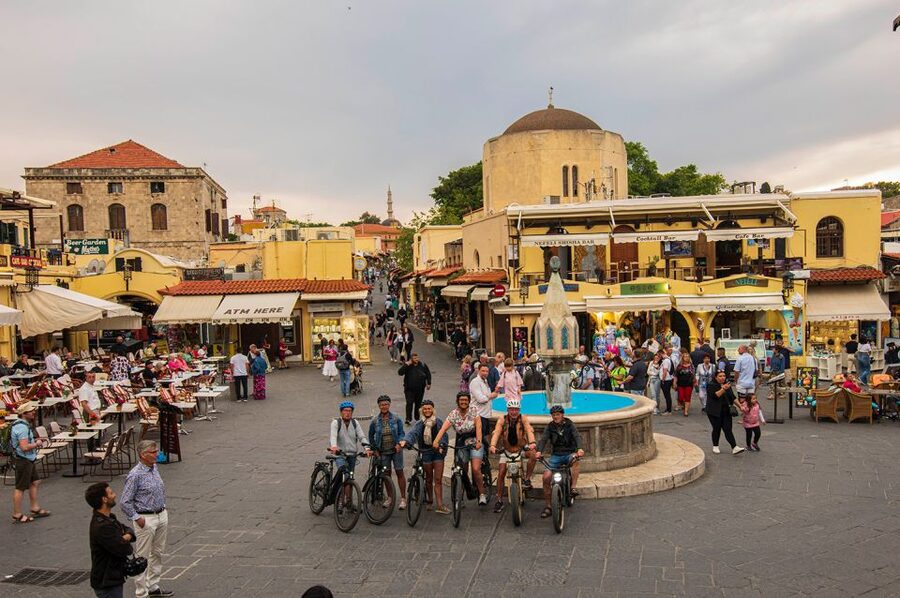 Rhodes: E-bike Highlights Sunset or Morning Photo Tour - The Moat, Windmills, and St Nicholas Fortress