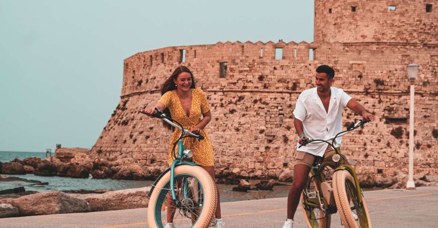 Rhodes: eBike Highlights Tour w/ Personal Photographer - Through the medieval lanes of the Old Town