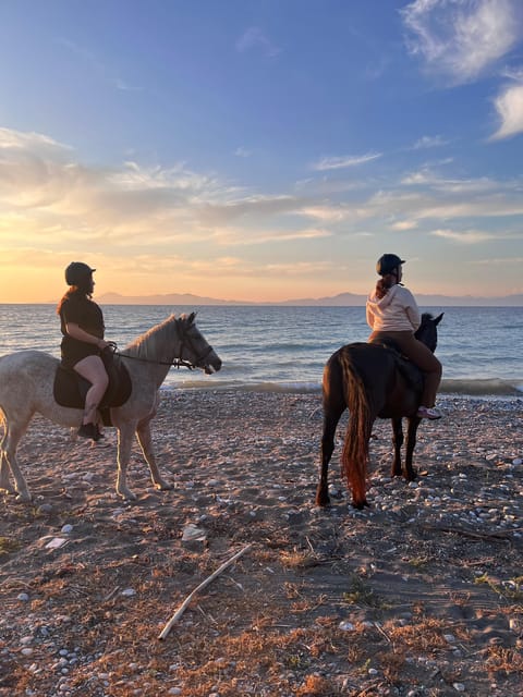 Rhodes: Horseback Riding Trip with Digital Photos - The 75-minute route and beach stop
