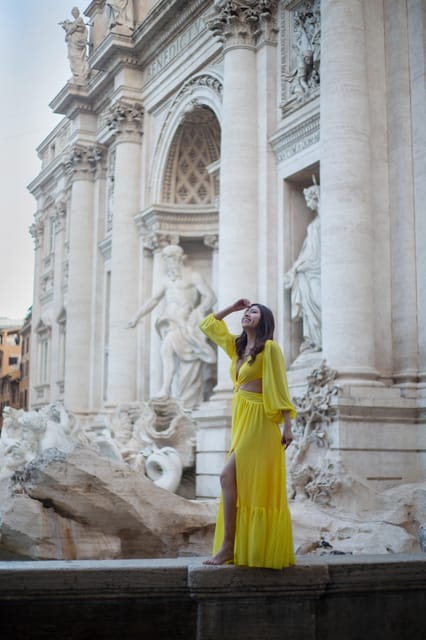 Rome: Iconic Trevi Fountain Private Photoshoot Experience - Colosseum, Pincio Terrace, and Villa Borghese options