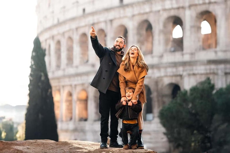 Rome: Private Colosseum Photoshoot with Optional Viewpoints - The 60-minute route adds Capitoline Hill