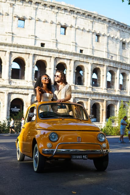 Rome Pro Photoshoot Service with Free Transport by Fiat 500 - Why a Fiat 500 makes sense in Rome