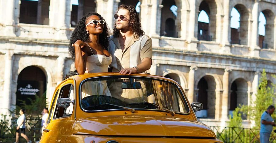 Rome Pro Photoshoot Service with Free Transport by Fiat 500 - Circus Maximus gives you a quick ancient Rome view