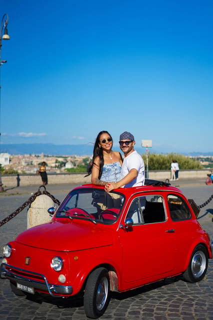 Rome Pro Photoshoot Service with Free Transport by Fiat 500 - Janiculum Hill is the second major photo stop