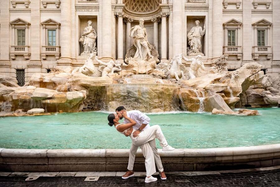 Rome: Trevi Fountain Photoshoot – Private & Personalized - Nearby streets and quiet Roman corners