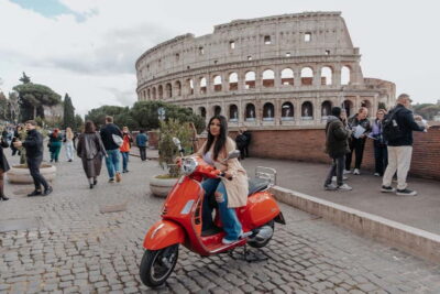 Vespa Ride in the Streets with Photography