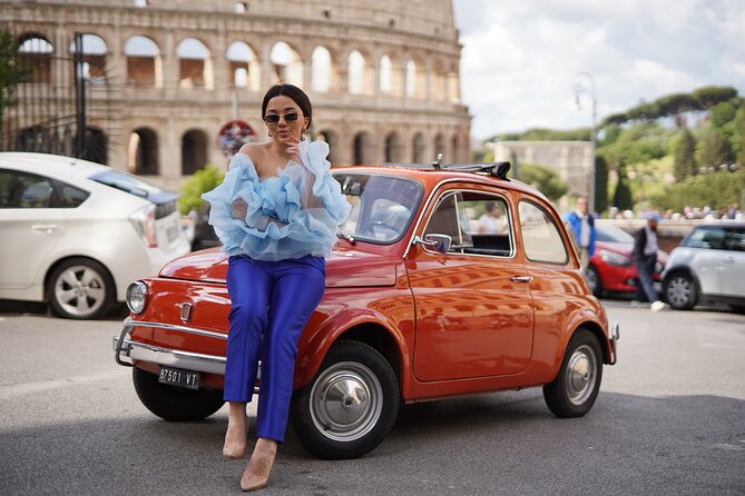 Rome Vintage Fiat 500 car Tour With Photographer - Riding Rome in a Vintage Fiat 500