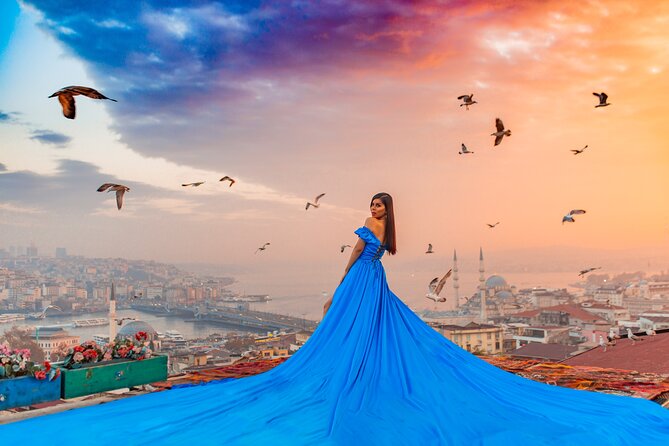 Rooftop Flying Dress Photo Shoot in Istanbul - The Istanbul rooftop details that matter most