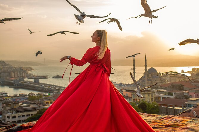 Rooftop Flying Dress Photo Shoot in Istanbul - Is $124.54 plus 55 euros good value?