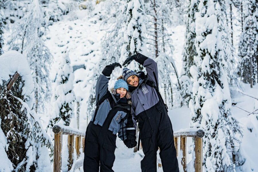 Rovaniemi: Frozen Waterfalls of Korouoma Canyon & Pro Photos - The three frozen waterfalls