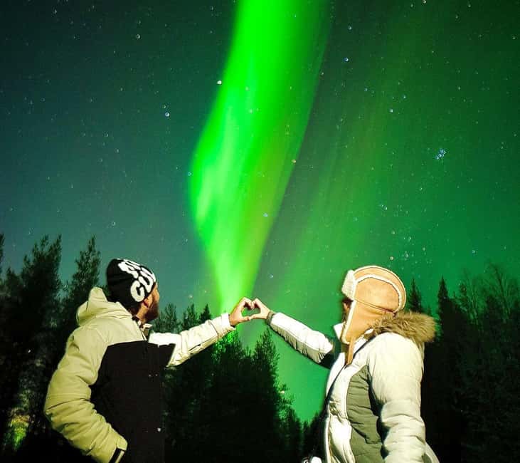 Rovaniemi: Guaranteed Northern Lights & Photography Tour - What each stop offers