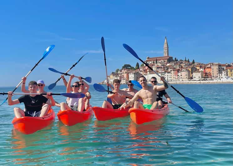 Rovinj:BUBA KAYAK TOURS:snorkeling,jumping,FREEdrinks&photos - Walking the island before the paddle back