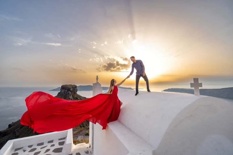 Santorini: Flying Dress Photo © Photoshoot "Express Package" - My verdict on the Flying Dress Photo Express Package