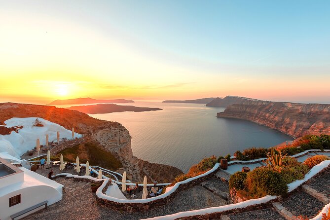 Santorini Private Wine Tour at Sunset with Tastings and Pictures - Stop two: Estate Argyros and modern Santorini wine