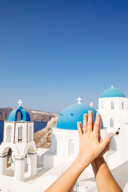 Santorini Proposal: A Luxury Photoshoot for Your Yes! Moment - My take on the photography style