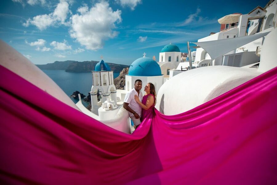 Santorini: Unique Flying Dress Photoshoot Experience - Key points to know before booking
