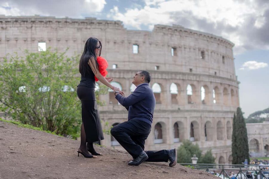 Secret Proposal Photoshoot in Rome + Reel - What the $75 price really includes