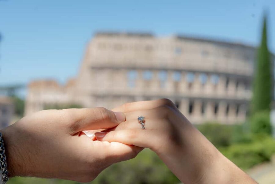 Secret Proposal Photoshoot in Rome + Reel - Starting at Largo Gaetana Agnesi