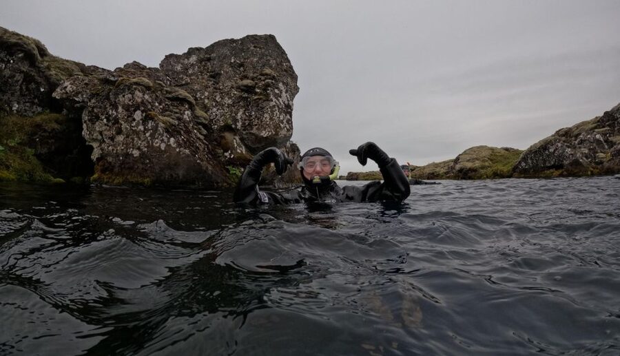 Silfra: Fissure Snorkeling Tour with Underwater Photos - About 50 minutes in the fissure