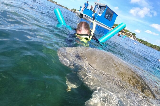 Small Group Manatee Snorkel Tour with In-Water Guide and Photographer - Riding to the Water in a Heated Pontoon Boat