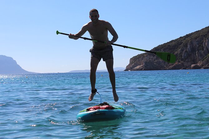 Stand Up Paddle With Dolphins, aperitif and pictures - Swimming at Cala Moresca