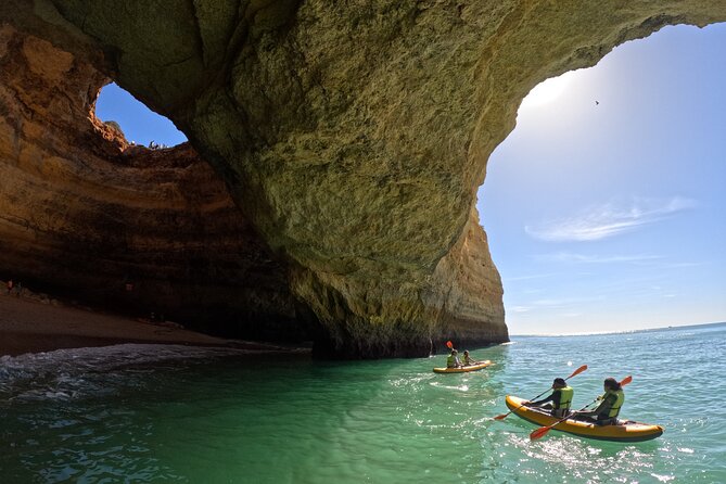 Sunrise Small Group Kayak Experience in BENAGIL Cave & 4K Photos - Praia da Marinha and the famous arches