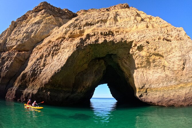 Sunrise Small Group Kayak Experience in BENAGIL Cave & 4K Photos - Carvalho Beach and the rock tunnel