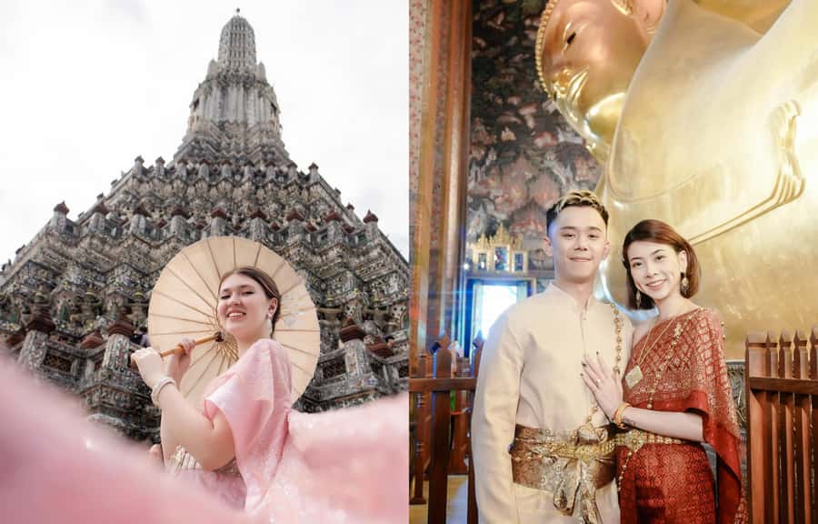 Thai Costume Photographer at Wat Arun/Pho in Bangkok - Key points at a glance
