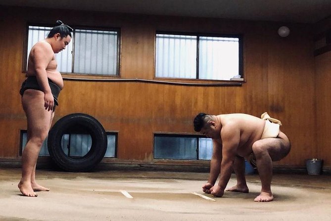 Tokyo Ryogoku Sumo Morning Practice + Photo Shoot with Wrestlers - The walk to the stable can vary