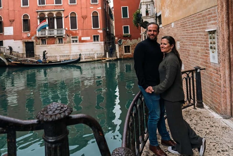 Venice private photo shoot with a local photographer! - Rain, Cold Weather, and Venice Delays